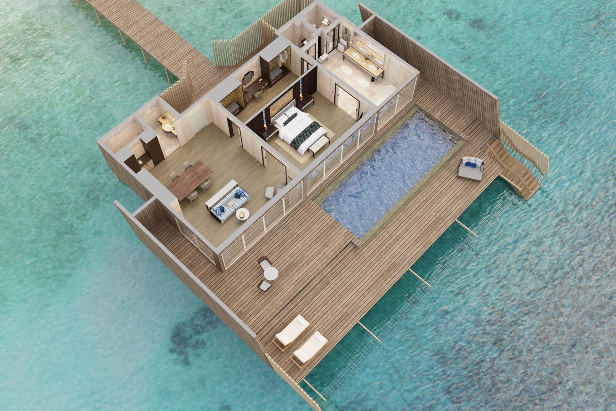 The St. Regis Maldives Vommuli Resort Hulhudheli Екстериор снимка